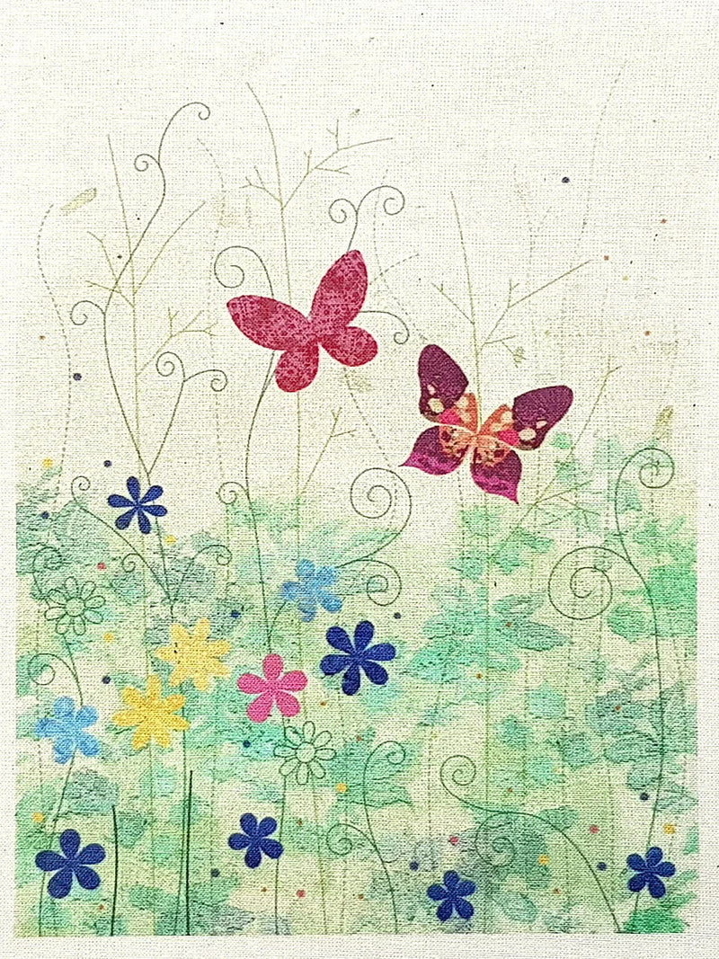 Blue Meadow Hand Embroidery Kit