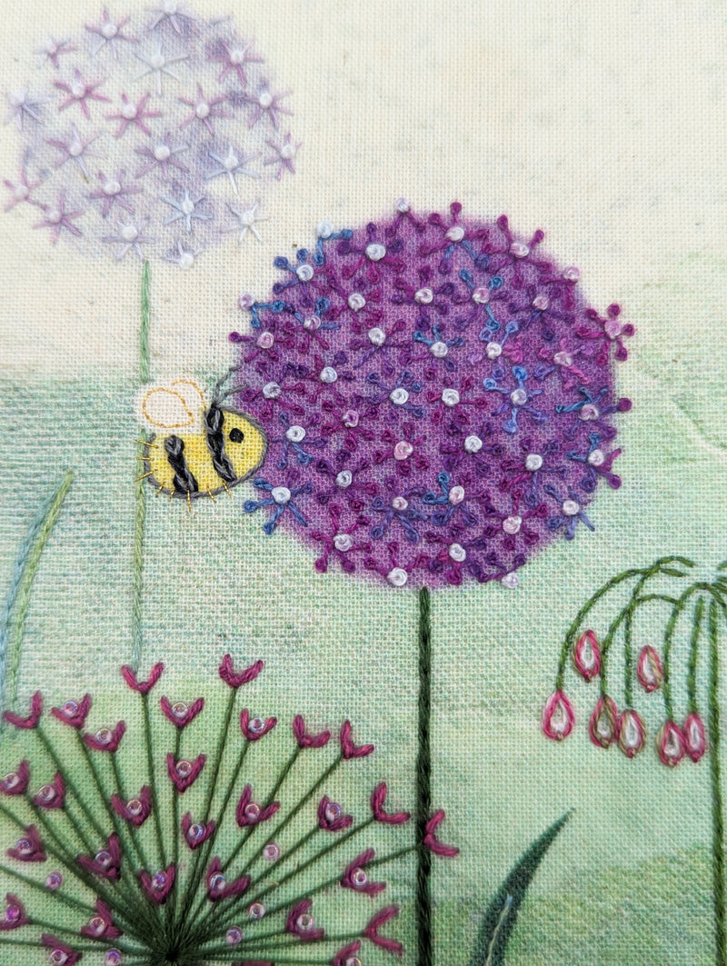 Alliums Embroidery Kit