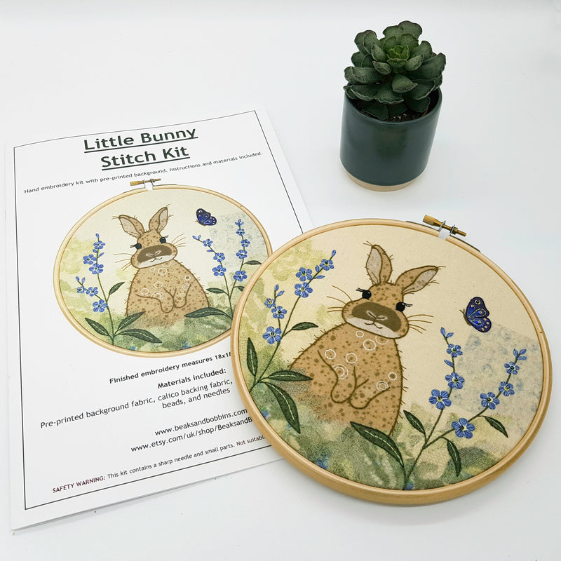Bluebell Bunny Hand Stitch Kit