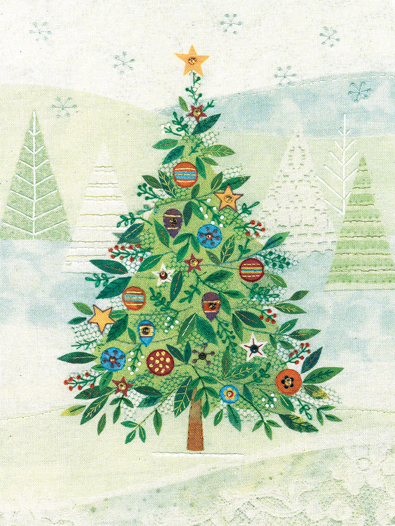 Christmas Tree Hand Embroidery Kit