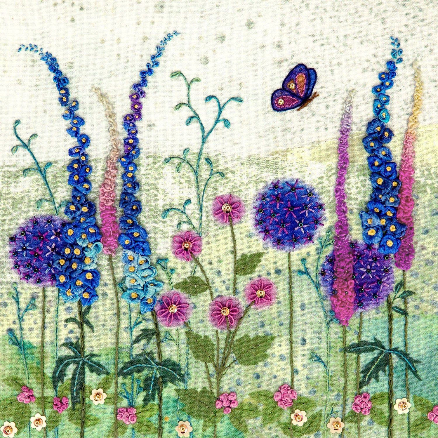 Cottage Garden Hand Embroidery Kit