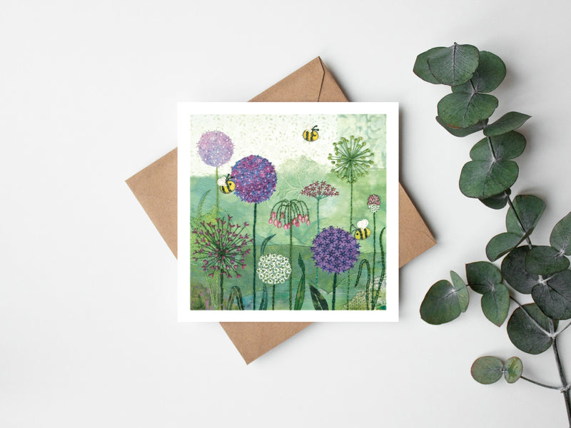 Alliums Greeting Card