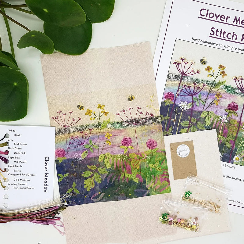 Clover Meadow Hand Embroidery Kit