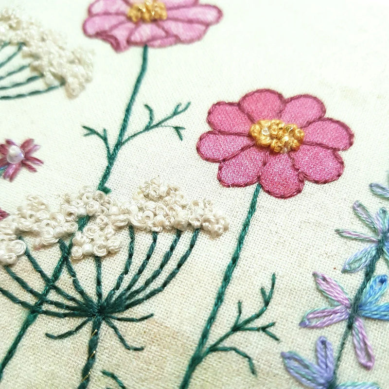 Summer Hedgerow Hand Embroidery Kit