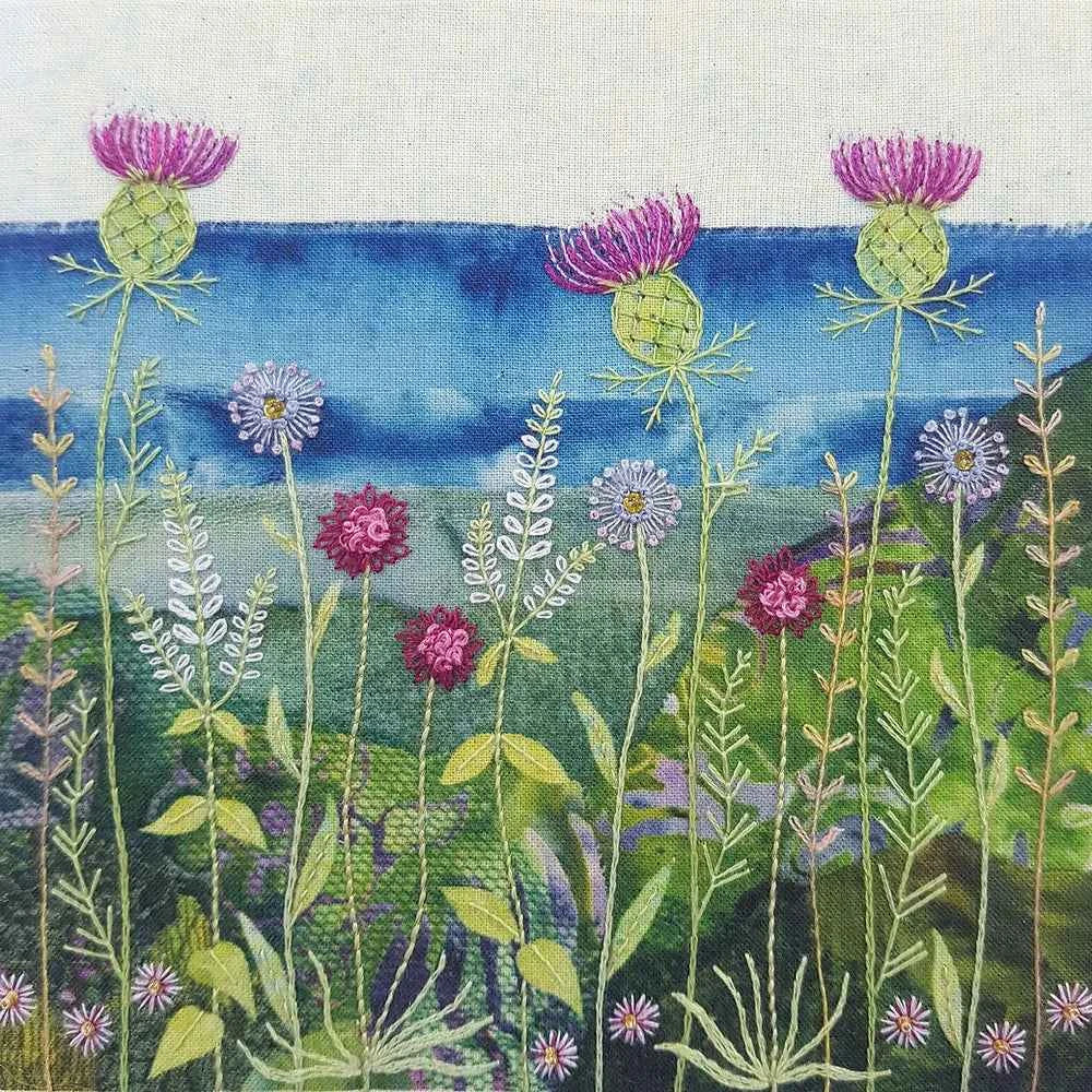 Cornish Coast Embroidery Kit