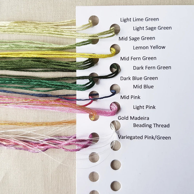 Sea Hollies Hand Embroidery Kit