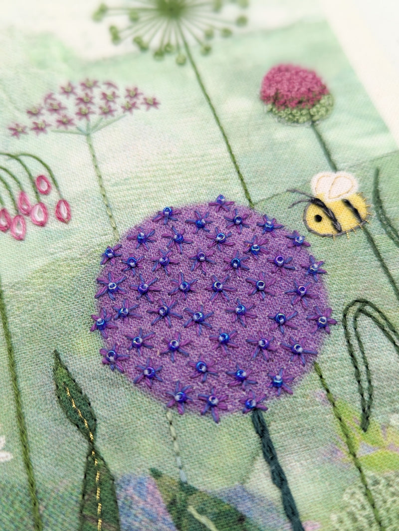 Alliums Hand Embroidery Kit