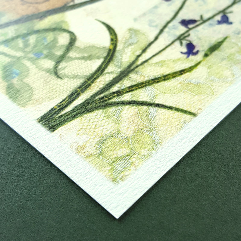 Bluebell Bunny Greeting Card