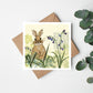 Bluebell Bunny Greeting Card