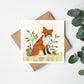 Fox and Rabbit Greetings Card