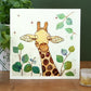 Giraffe Greetings Card