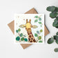 Giraffe Greetings Card