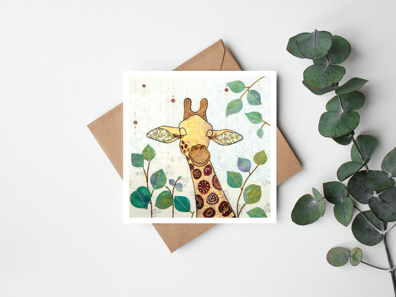 Giraffe Greetings Card