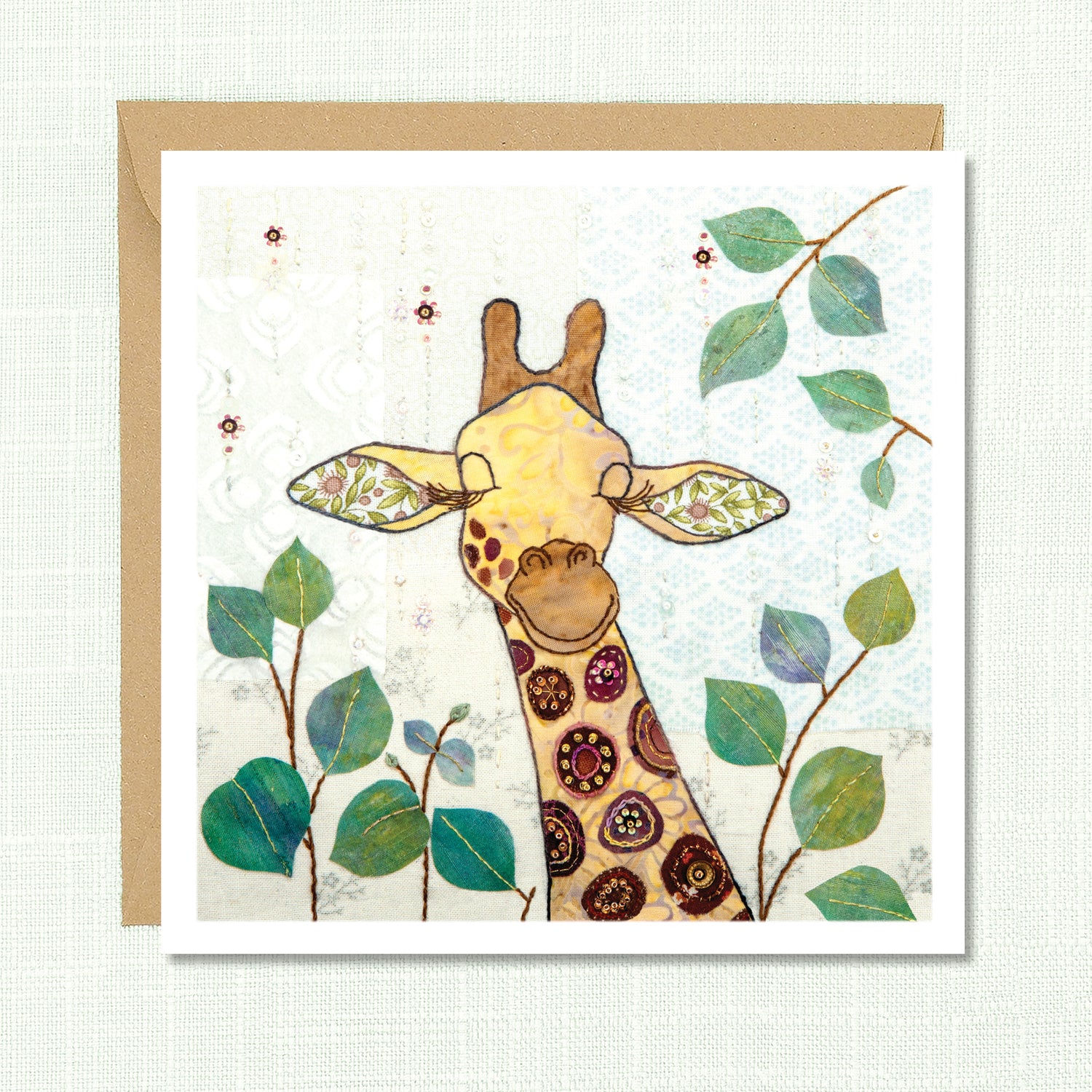 Giraffe Greetings Card