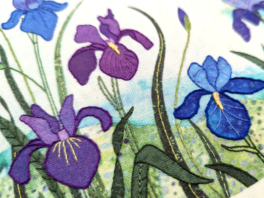 Irises Hand Embroidery Kit