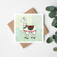 Llama Greetings Card