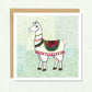 Llama Greetings Card