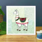 Llama Greetings Card