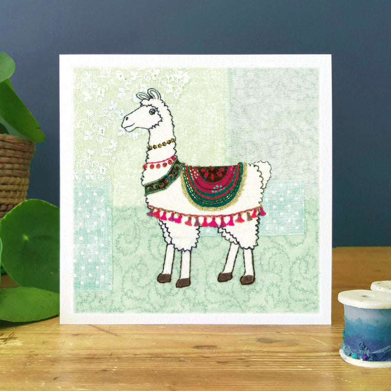 Llama Greetings Card