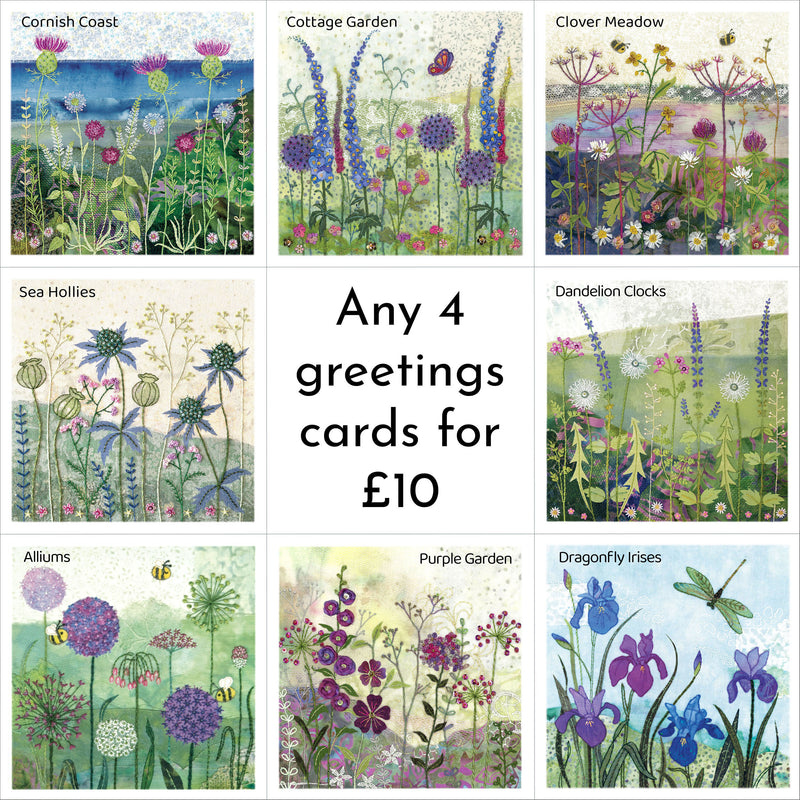 Custom Bundle Set of 4 Greeting Cards