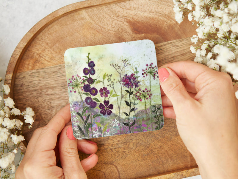 Purple Garden Coaster