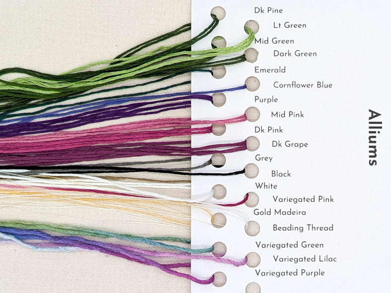 Alliums Hand Embroidery Kit
