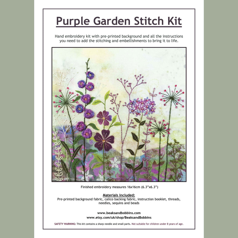Purple Garden Kit Panel
