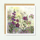 Purple Garden Greetings Card