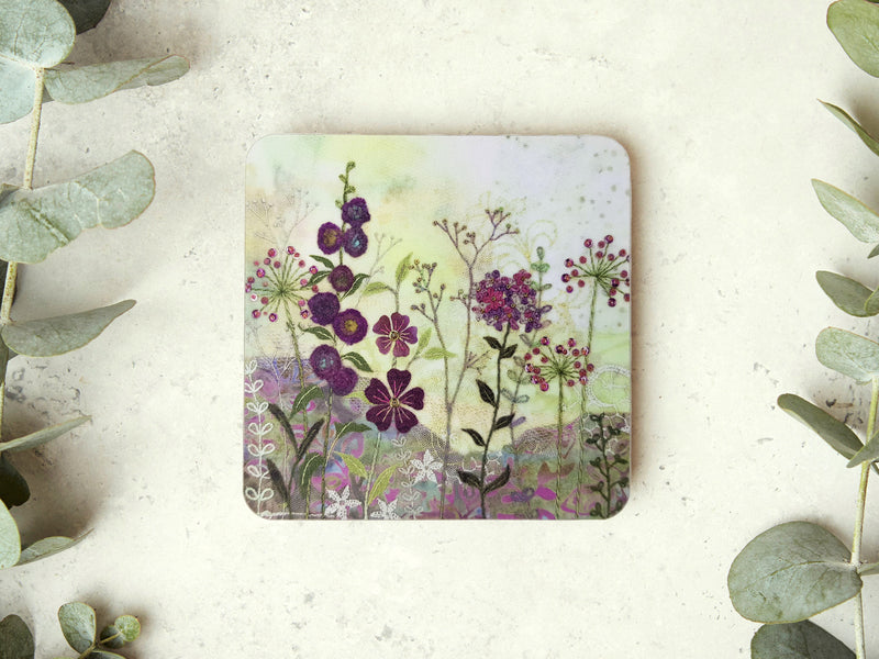 Purple Garden Coaster