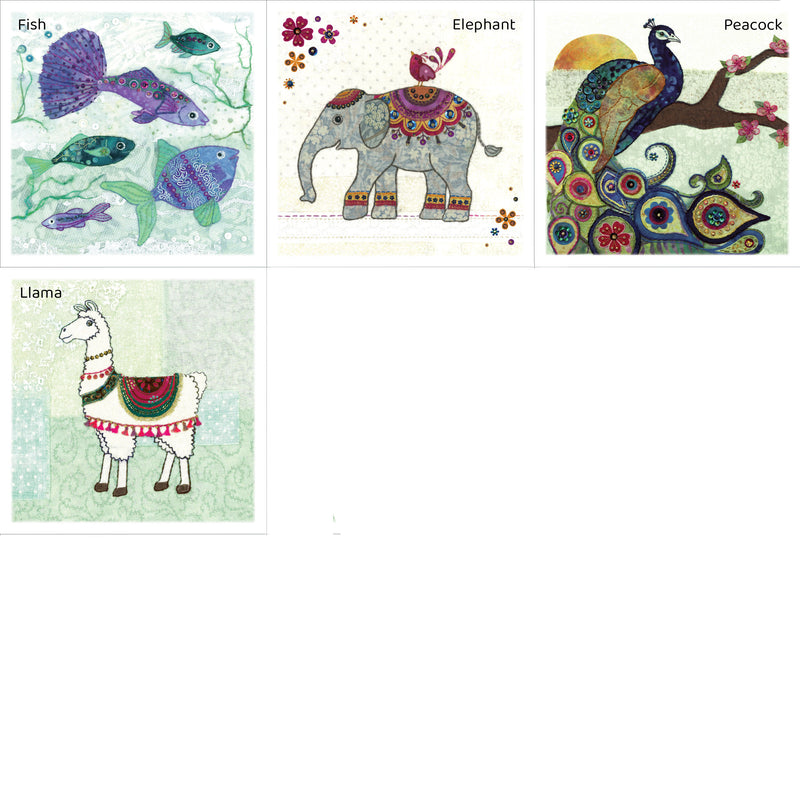 Custom Bundle Set of 4 Greeting Cards