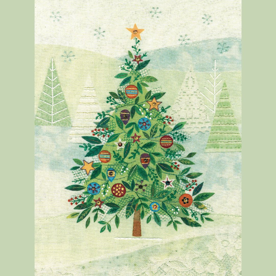 Christmas Tree Hand Embroidery Kit