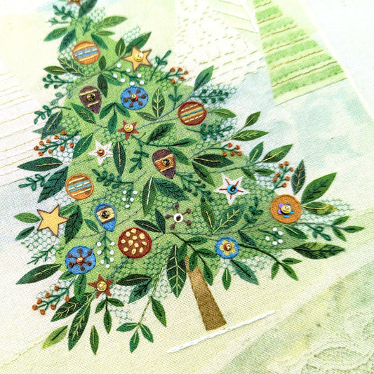 Christmas Tree Hand Embroidery Kit