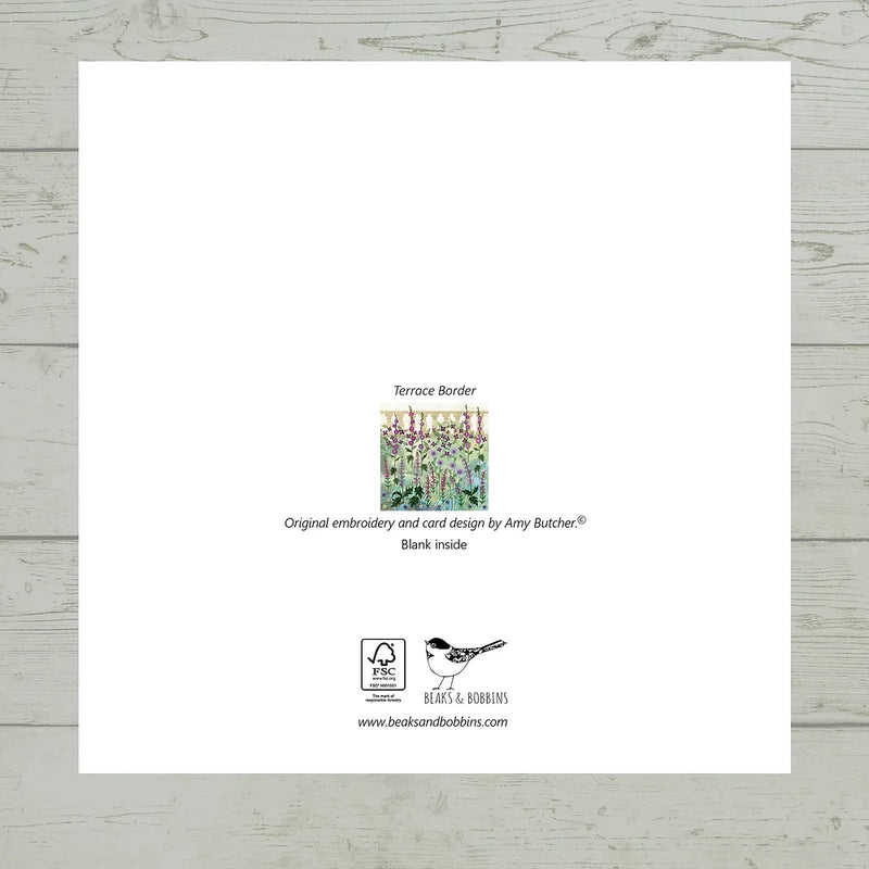 Terrace Border Greetings Card