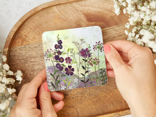 Purple Garden Coaster