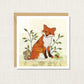 Fox and Rabbit Greetings Card