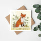 Fox and Rabbit Greetings Card