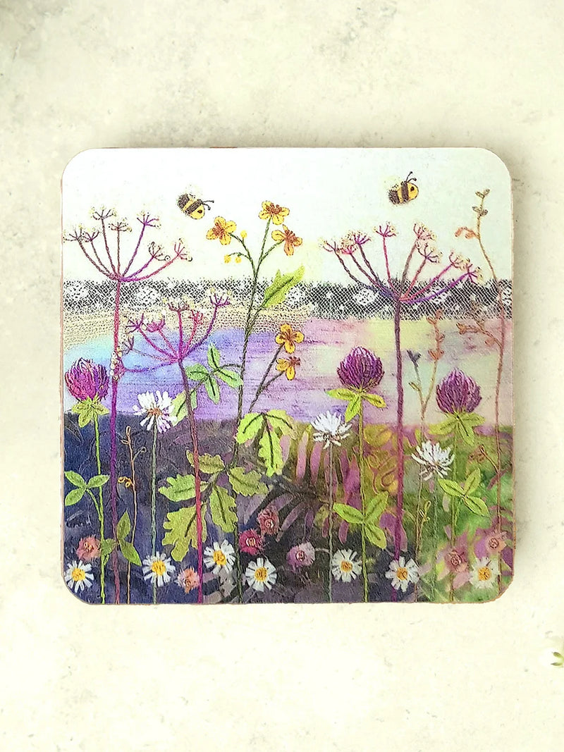 Wooden coasters, Set of 4