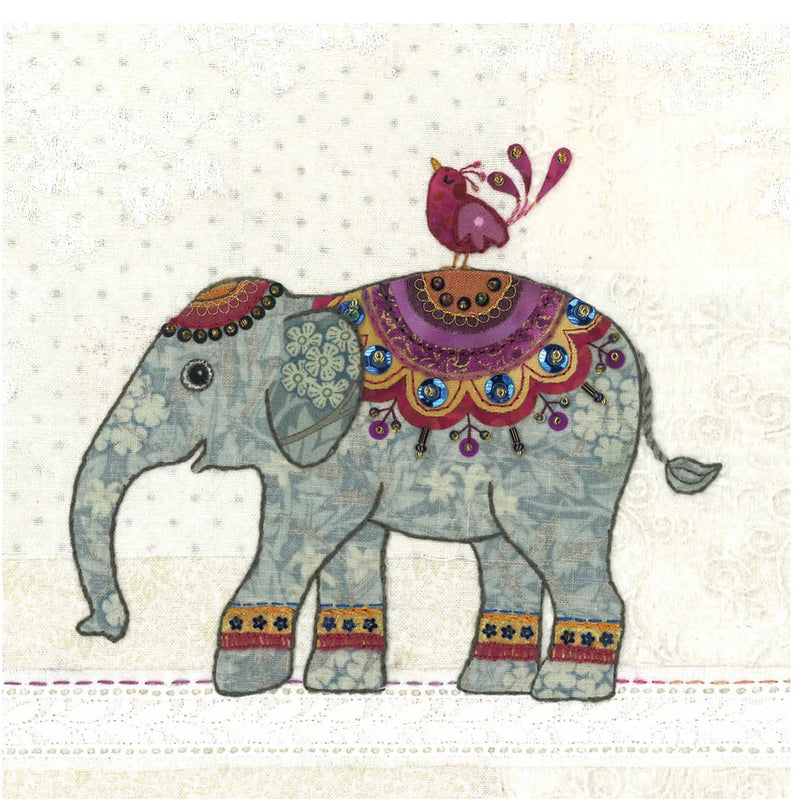Elephant Fabric Fabric Panel