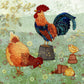 Chickens Fabric Panel