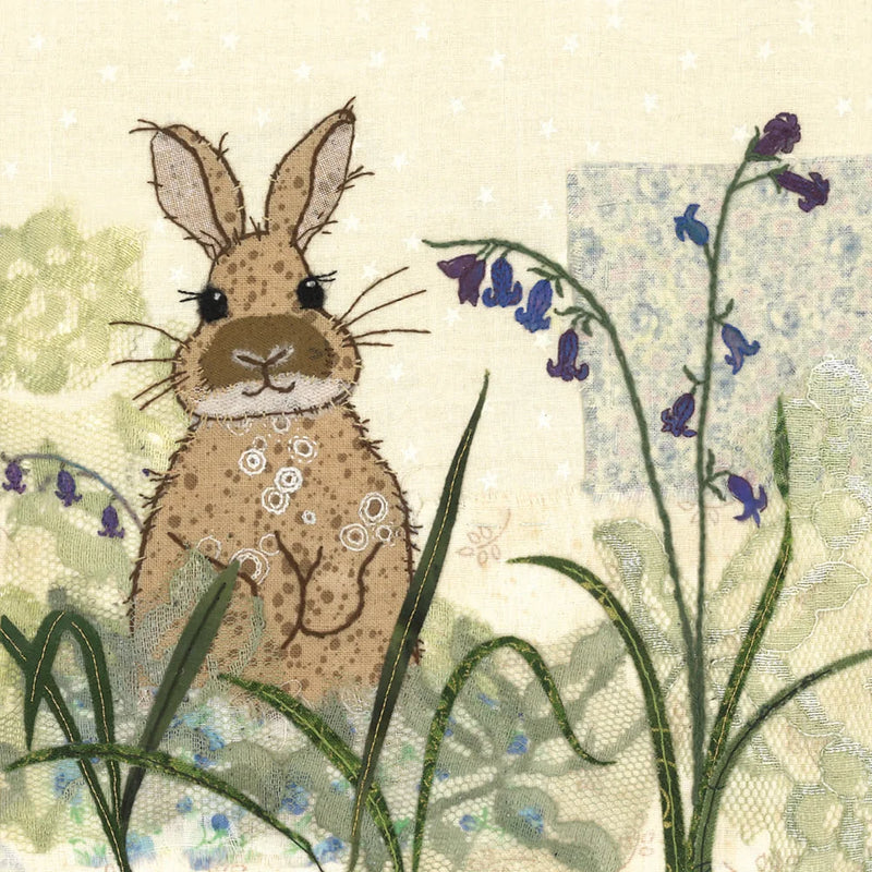 Bluebell Bunny Fabric Panel