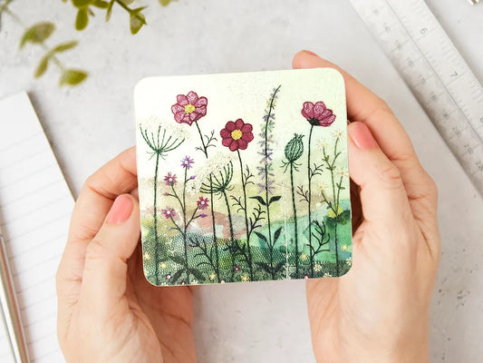 Summer Hedgerow Coaster