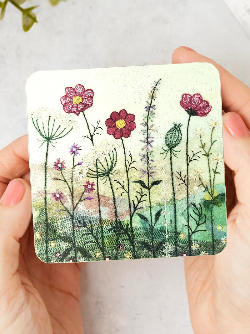 Wooden coasters, Set of 4