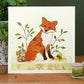 Fox and Rabbit Greetings Card