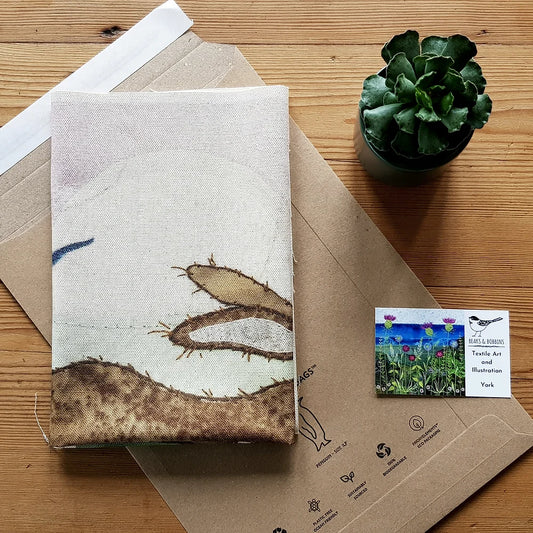 Hare Meadow Fabric Panel