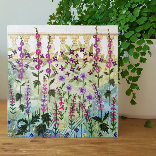 Terrace Border Greetings Card