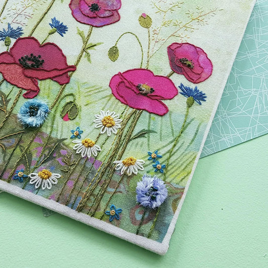 Poppy Meadow Embroidery Kit