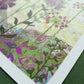 Purple Garden Greetings Card