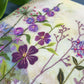 Purple Garden Hand Embroidery Kit