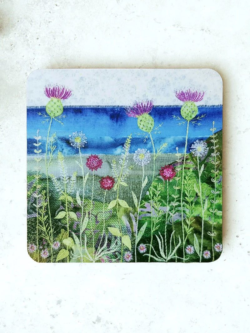 Wooden coasters, Set of 4