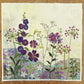 Purple Garden Fabric Panel